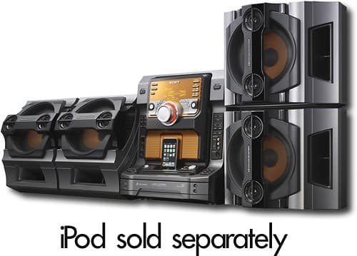 sony hifi with ipod dock