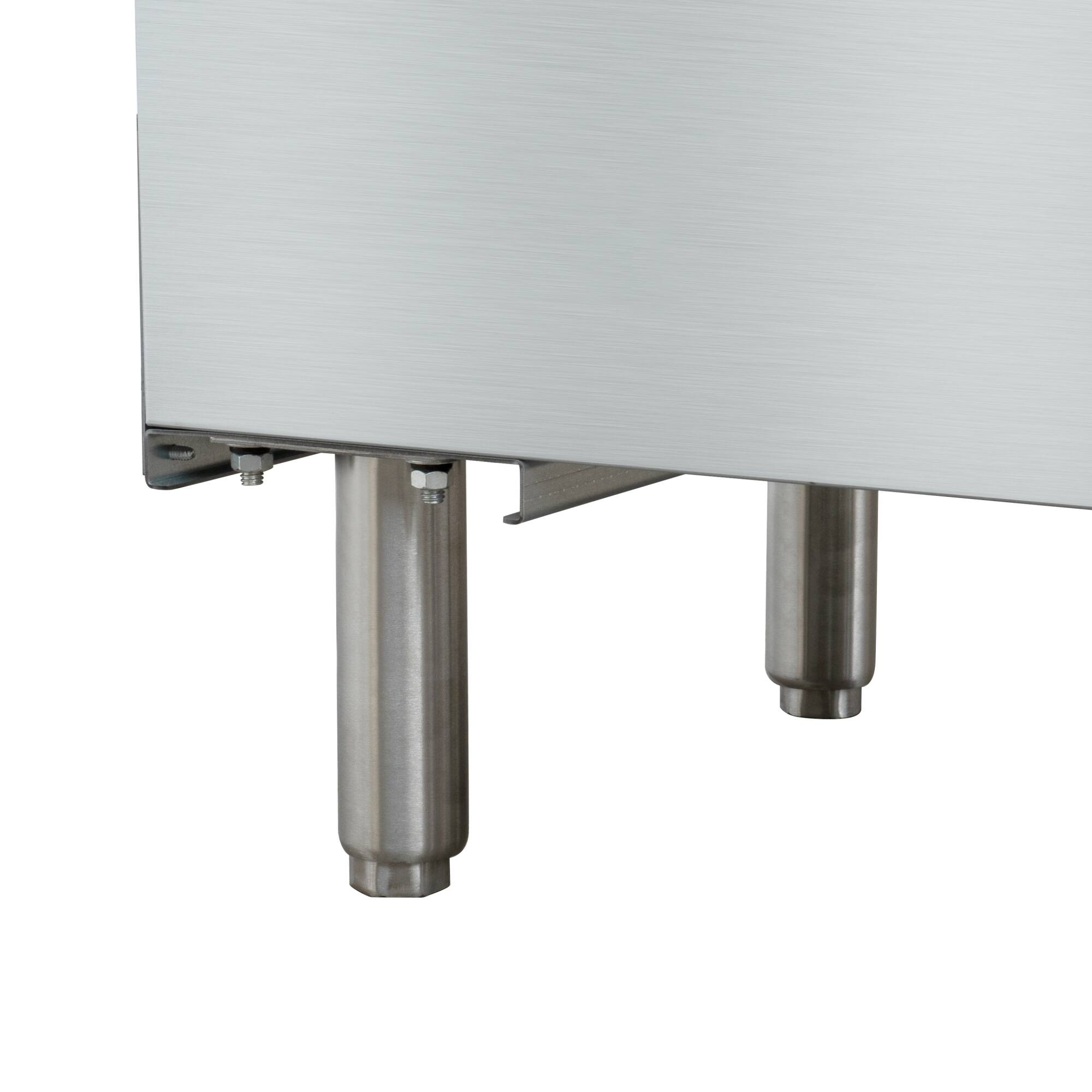 Alt View 7. Koolmore - 50 lb. Floor Standing Liquid Propane Commercial Fryer with 120,000 BTU in Stainless-Steel, ETL Listed (KM-FDF50-LP) - Silver.