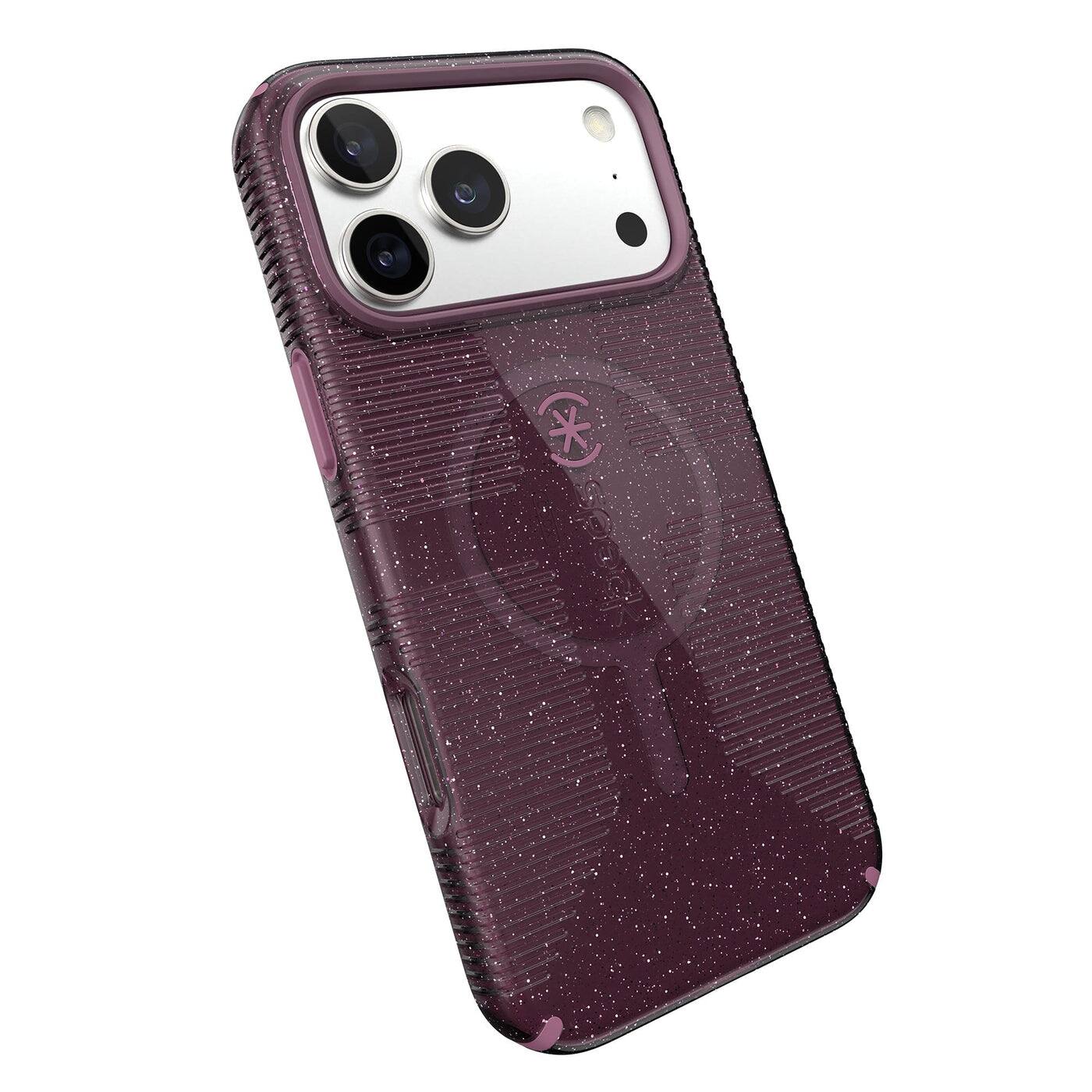 Speck - iPhone 17 ProMax CANDYSHELL GRIP + MS - Plumberry Glitter