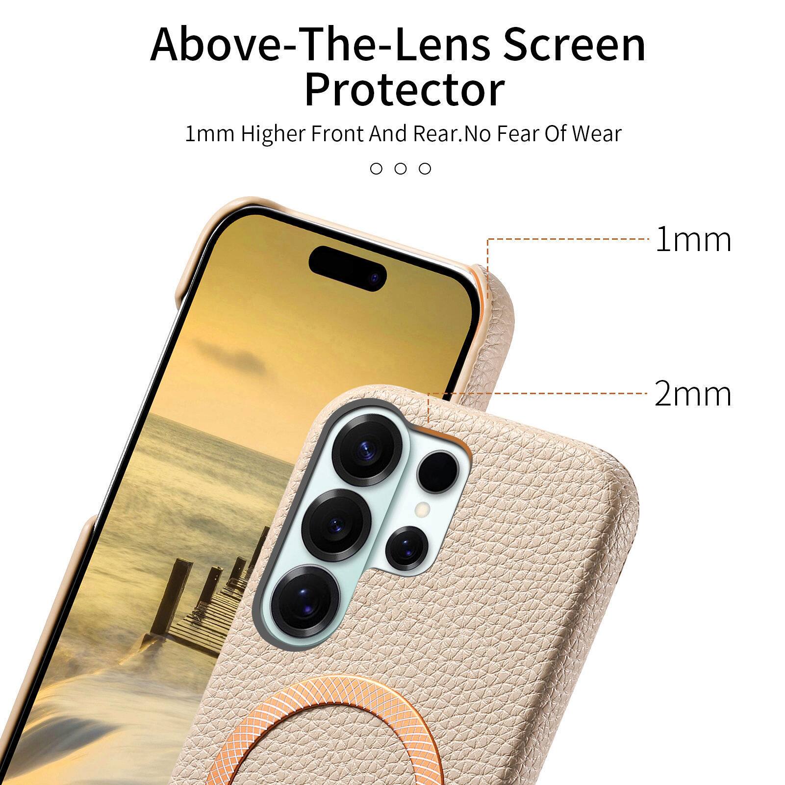 Above-The-Lens Screen Protector  
1mm Higher Front And Rear. No Fear Of Wear  
1mm  
2mm