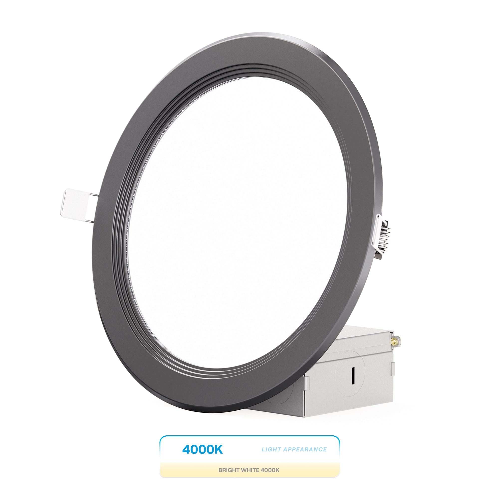 Infibrite - 6 In. Ultra-Thin Recessed LED Downlight 12W 1050LM Adjustable white Wet Rated, Triac Dimmable Trim 6-Pac - Black price history on PriceWatchPro