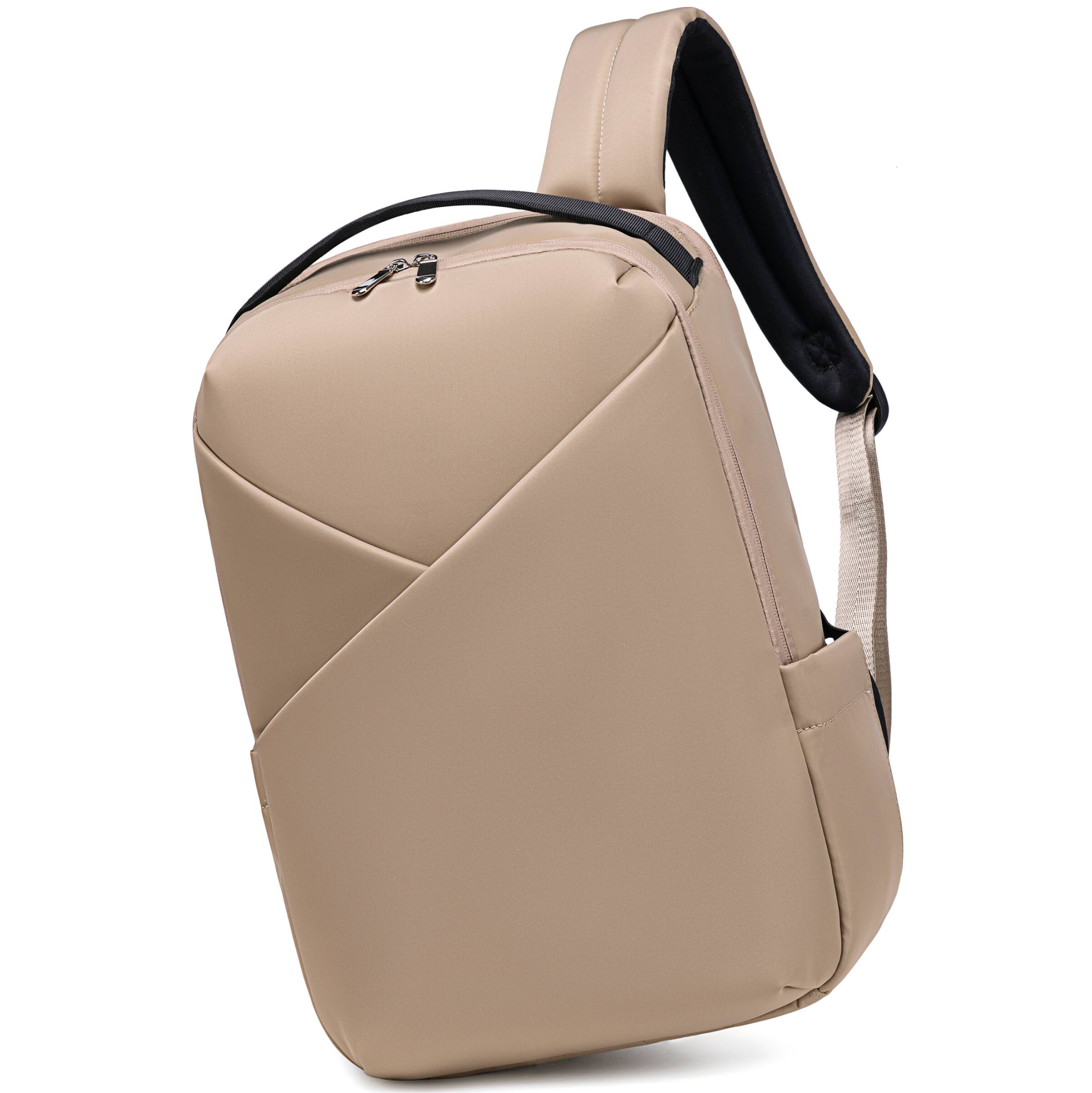 Alt View 5. Lux & Nyx - Lux & Nyx - Origami 16" Laptop Backpack - Champagne Taupe - Champagne Taupe.
