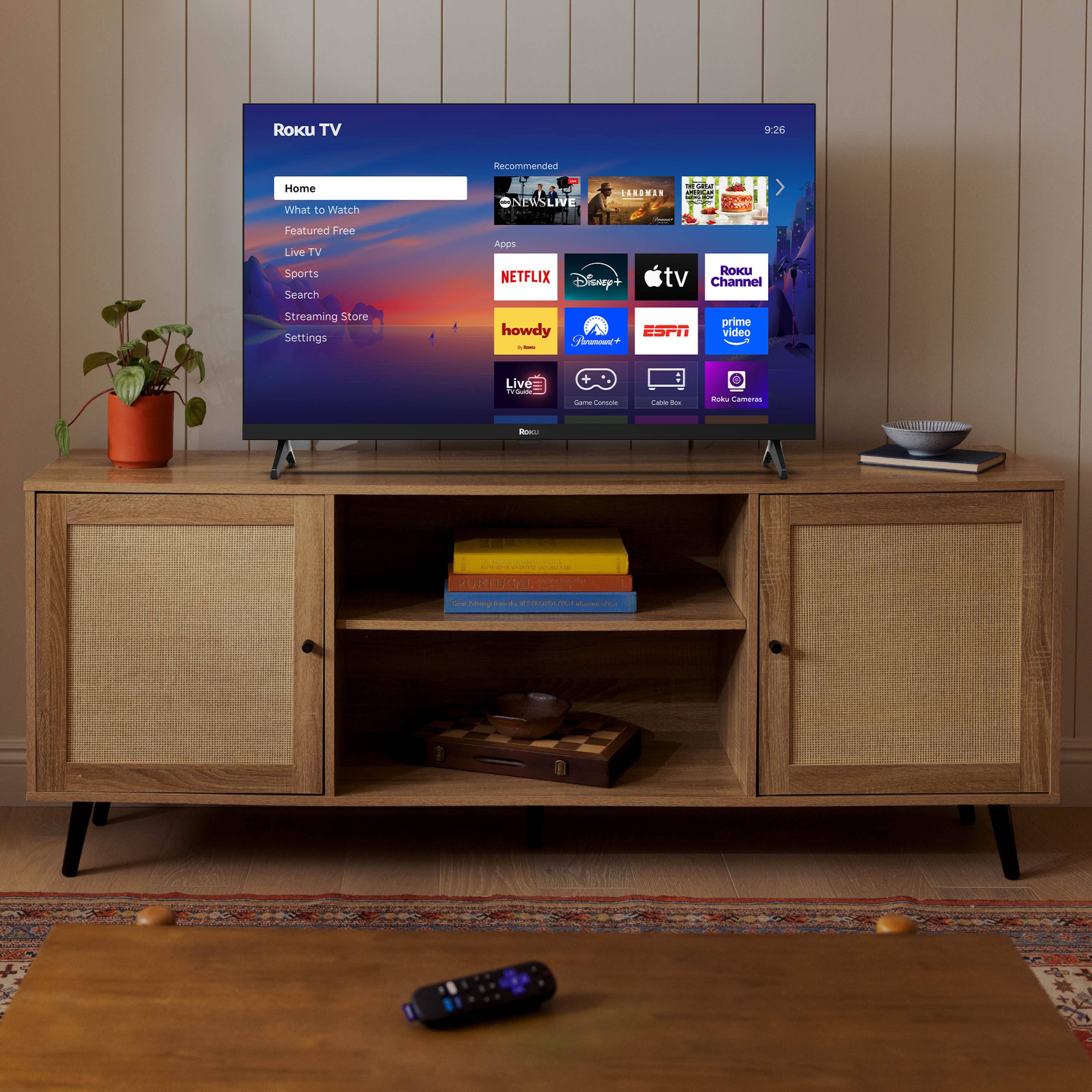 Roku TV  
9:26  

Home  
What to Watch  
Featured Free  
Live TV  
Sports  
Search  
Streaming Store  
Settings  

Apps  
NETFLIX  
Disney+  
Apple TV  
ESPN  
prime video  
Roku Channel  
howdy  
Live Sane  
Roku Cameras  
Game Console  
Cable Box  

Recommended  
ONENSLIVE  
...OMIS O- d 12VA  
PORTUGAL  
Pop