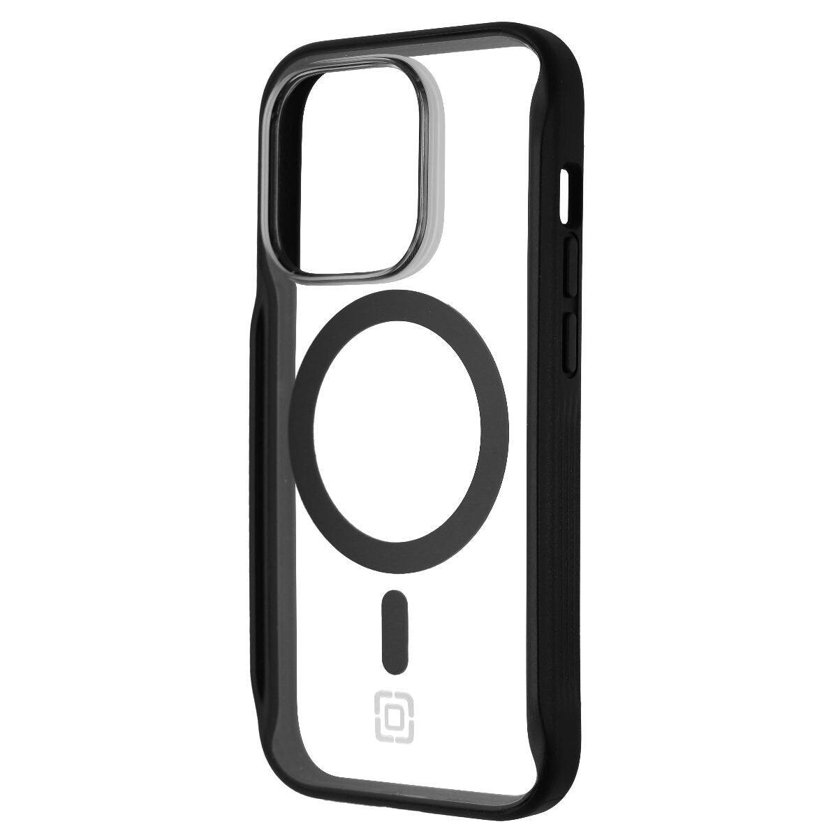 Front. Incipio - Incipio AeroGrip Case for MagSafe for Apple iPhone 14 Pro - Black/Clear - Black/Clear.