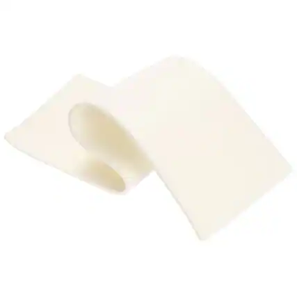 Front. Unique Bargains - 1pc 5 x 17 x 0.14 Inch Keyboard Sound Dampening Foam, Modular Sponge for Hot Swap Mechanical Keyboards - White.