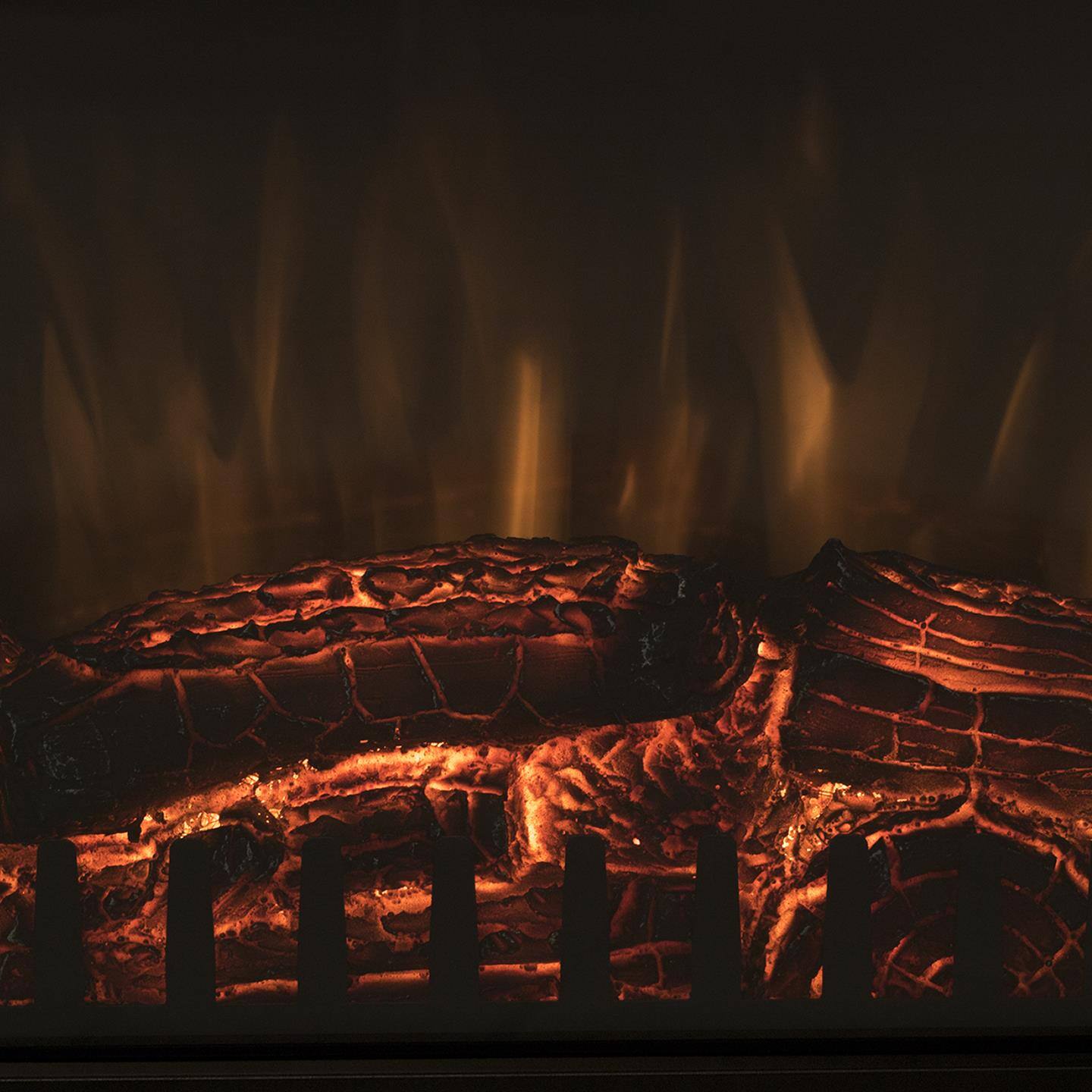 Left. Living Essentials Corp - Moscow 26 Inch Electric Fireplace Insert.