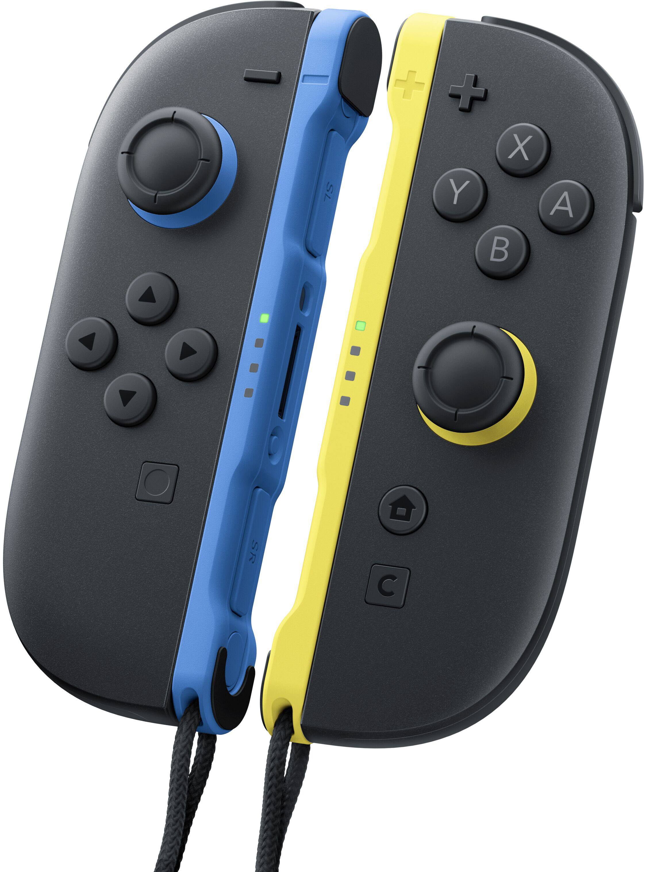 Alt View 1. Nintendo - Joy-Con 2 (L)/(R) Blue / Light Yellow - Black.