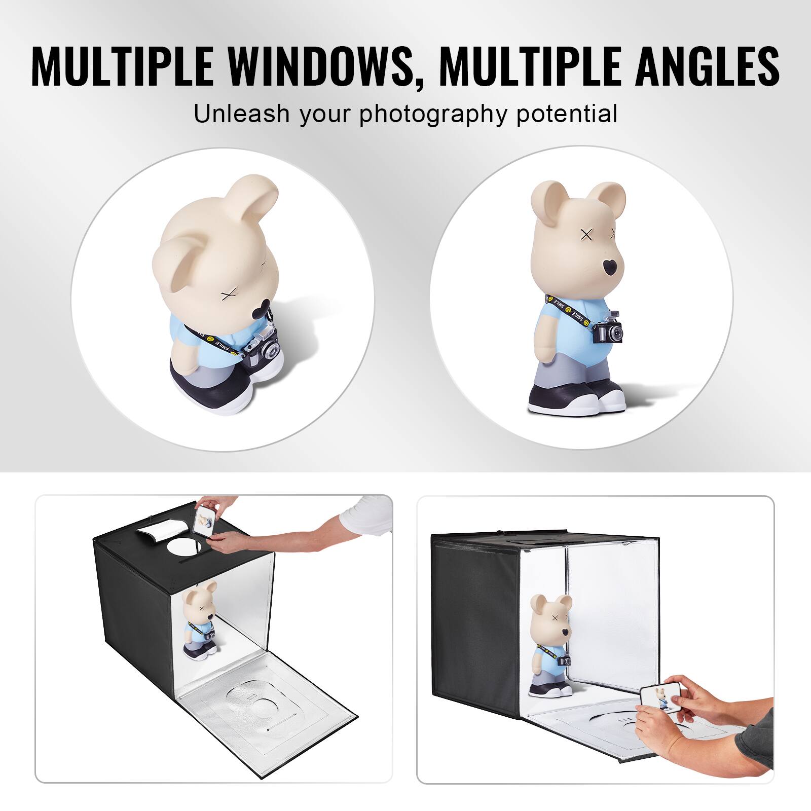 MULTIPLE WINDOWS, MULTIPLE ANGLES  
Unleash your photography potential