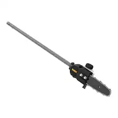 Front. Dewalt - DEWALT Universal Pole Saw Attachment - 8-Inch Bar and Chain, Auto-Oiling.