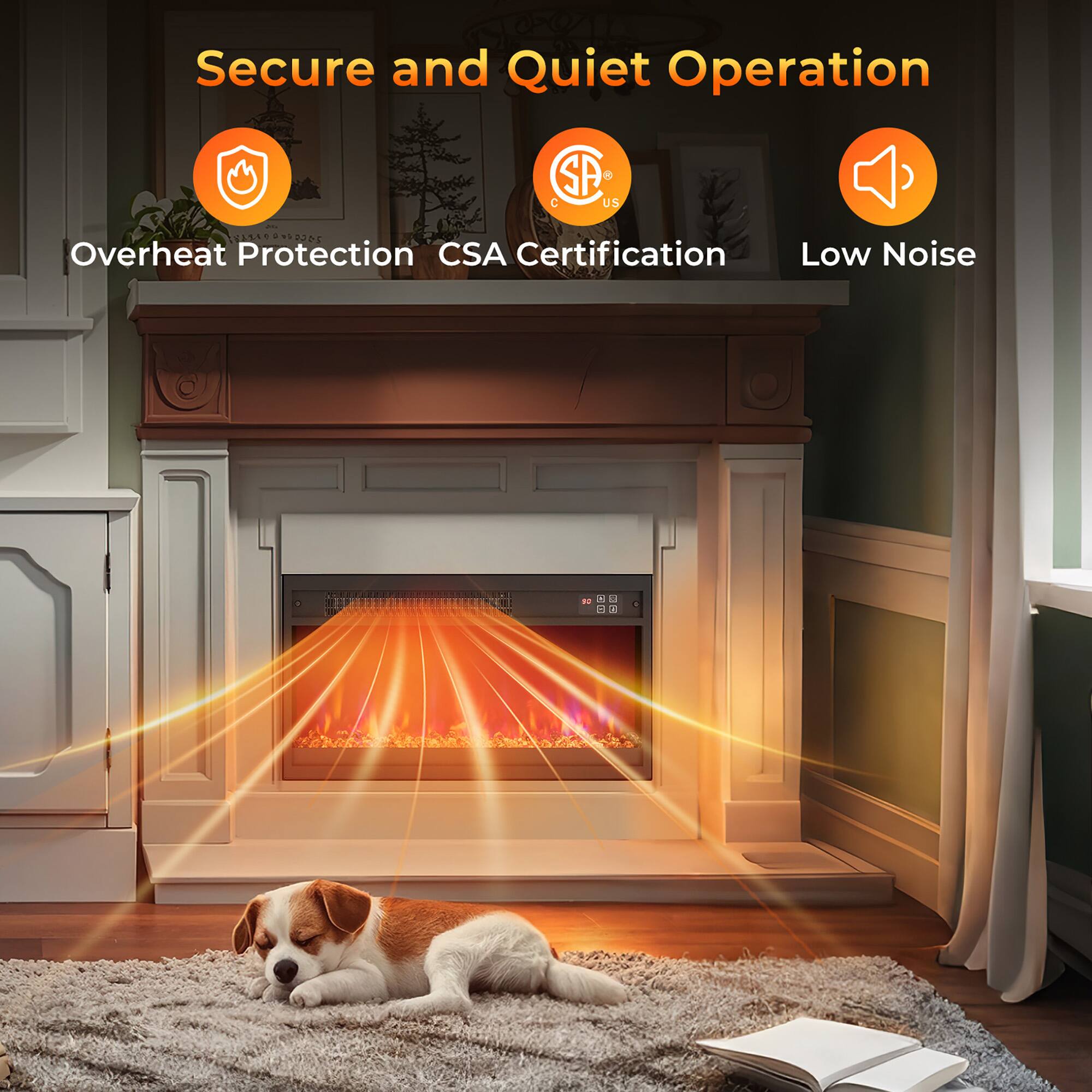 Secure and Quiet Operation

- Overheat Protection
- CSA Certification
- Low Noise