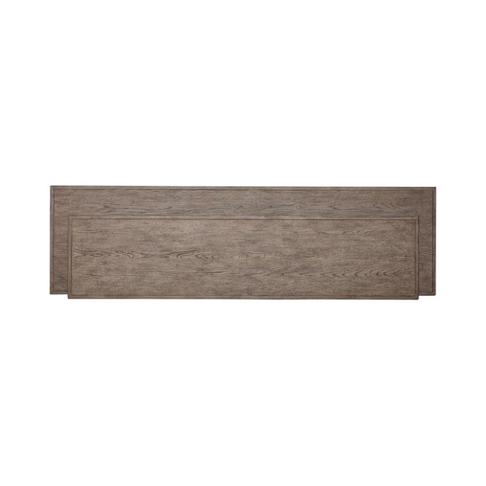 Alt View 2. Liberty Furniture Industries - City Scape Metal Accent Oak Wood Console Bar Table for Living Room - Burnished Beige.