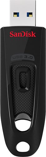 SanDisk - Ultra 16GB USB 3.0 Flash Drive - Black