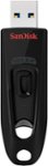 Front Zoom. SanDisk - Ultra 16GB USB 3.0 Flash Drive - Black.