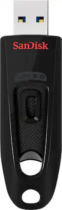 SanDisk - Ultra 32GB USB 3.0 Flash Drive - Black
