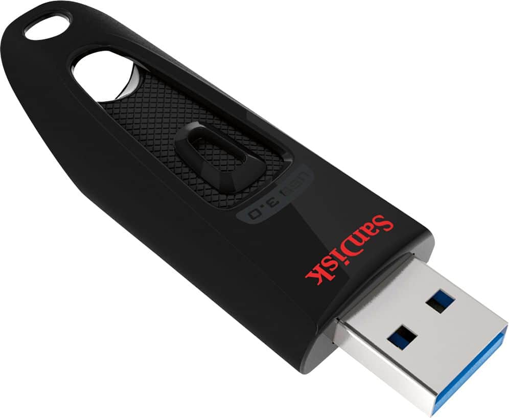 Alt View 11. SanDisk - Ultra 32GB USB 3.0 Flash Drive - Black.