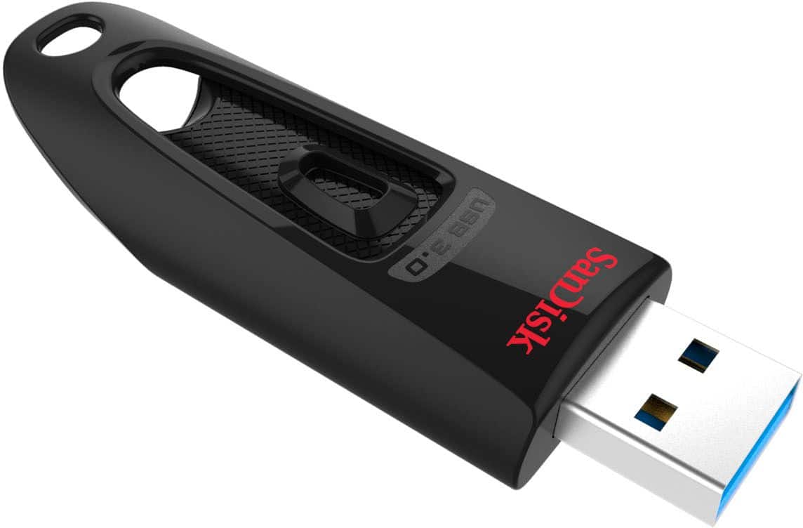 Alt View 13. SanDisk - Ultra 32GB USB 3.0 Flash Drive - Black.