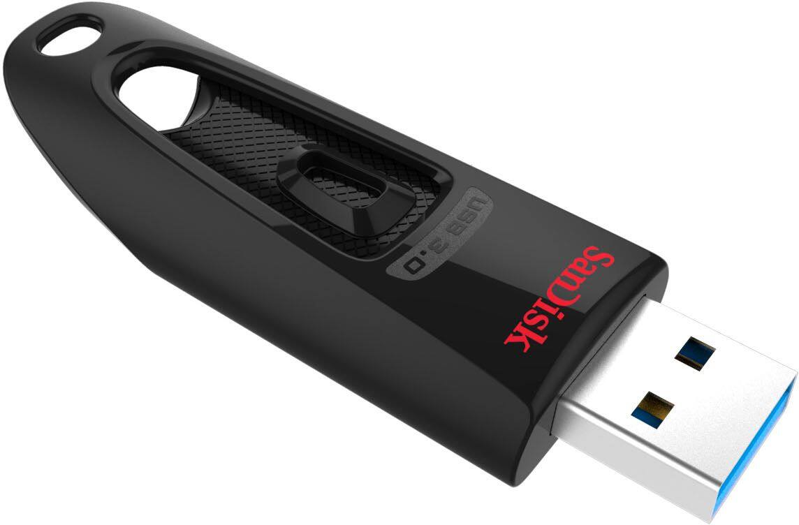 Alt View 13. SanDisk - Ultra 64GB USB 3.0 Flash Drive - Black.