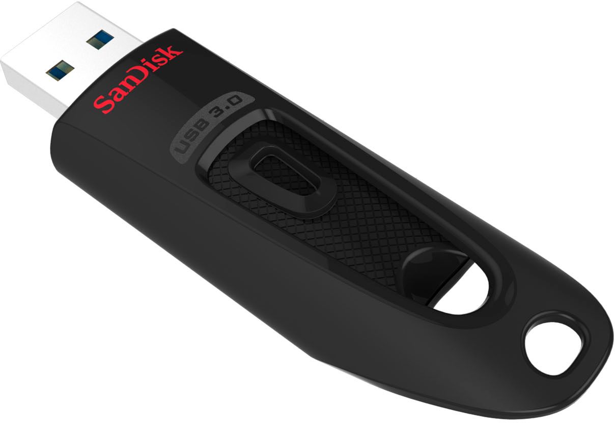 Reception Skære Venlighed SanDisk Ultra 64GB USB 3.0 Flash Drive Black SDCZ48-064G-A46 - Best Buy