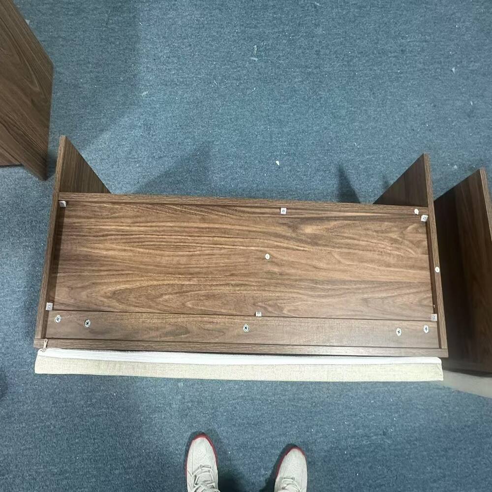 Left. Ropilly - Ropilly Rattan Storage Bench with Cushion, Mid-Century Modern Wood Entryway Seat Shoe Cabinet with Doors, Natural Finish - Natural.