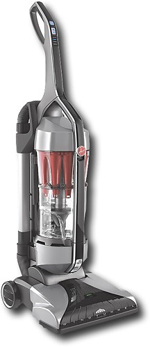  Hoover - Platinum Collection HEPA Bagless Cyclonic Upright Vacuum - Silver/Black