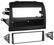 Front. Metra - Dash Kit for Select 2004-2010 Toyota Sienna DIN - Black.