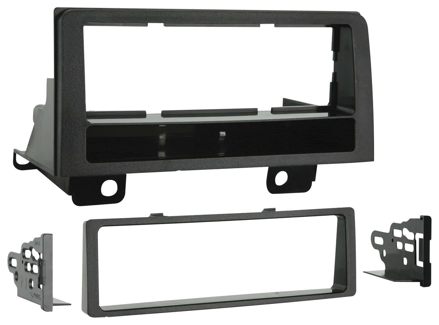 Front. Metra - Dash Kit for Select 2003-2009 Toyota 4Runner DIN - Black.