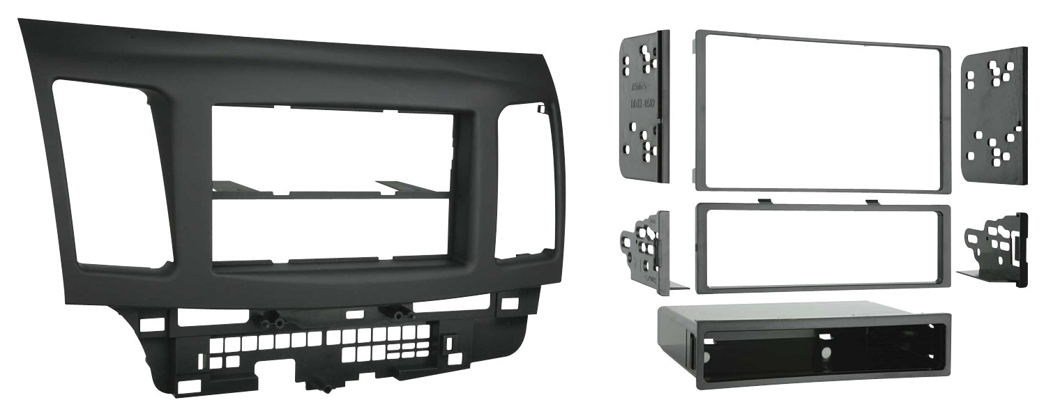 Metra - Dash Kit for Select 2008-2015 Mitsubishi Lancer - Black