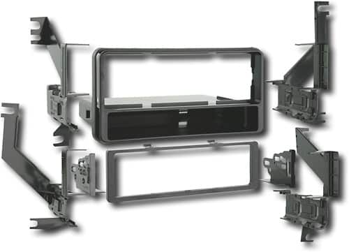 Angle. Metra - Dash Kit for Select 2007-2012 Toyota Yaris DIN - Black.