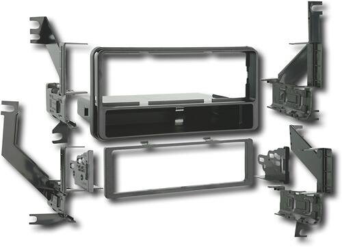 Angle. Metra - Dash Kit for Select 2007-2012 Toyota Yaris DIN - Black.