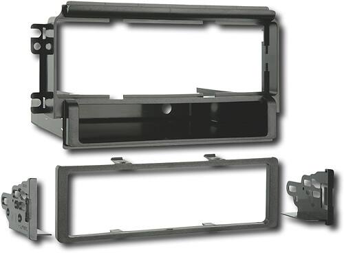 Angle. Metra - Dash Kit for Select 2003-2006 Kia Sorento DIN - Black.