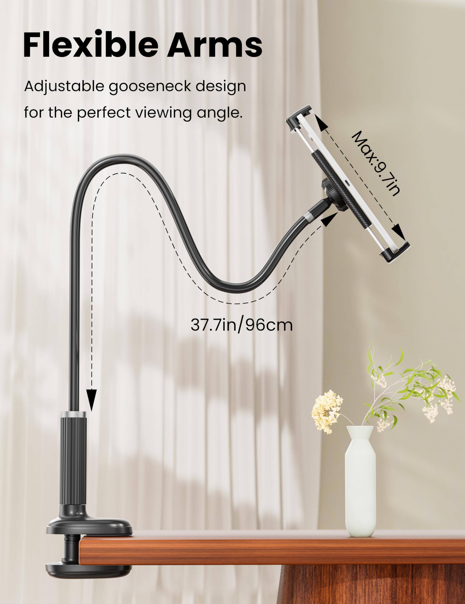 Flexible Arms

Adjustable goose neck design for the perfect viewing angle.

Max: 9.7in

37.7in/96cm