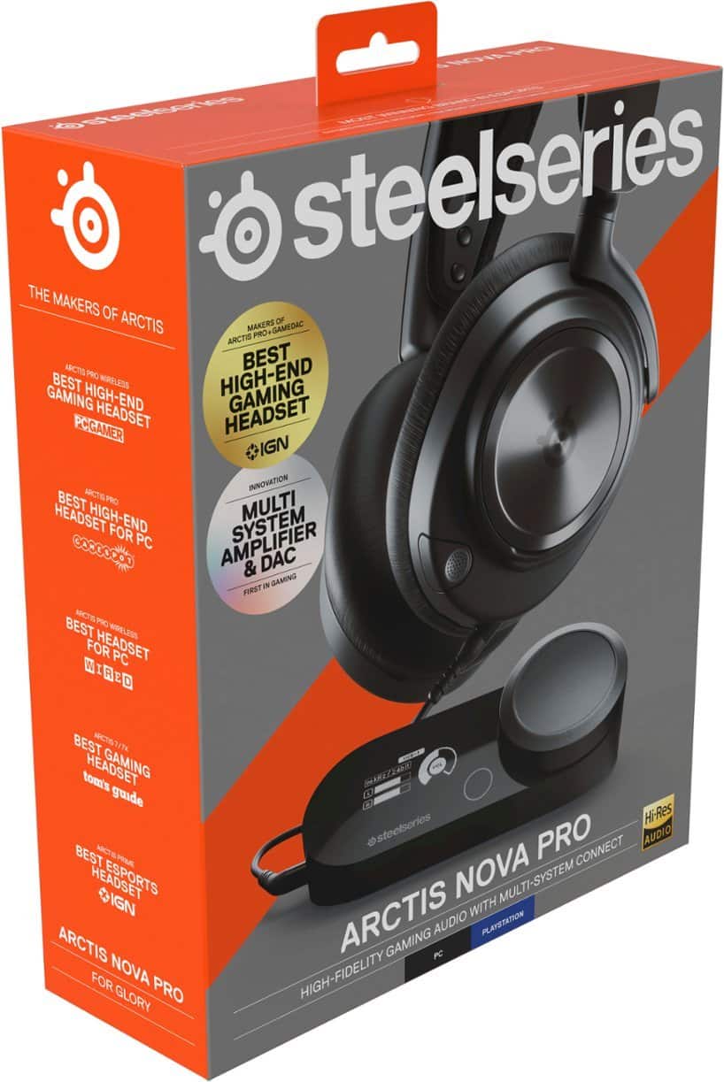 Steelseries is the maker of the Arctis Pro Headset, which is known for its high-end features and best-in-class performance. This headset has been recognized by various publications, including PC Gamer, IGN, Tom's Guide, and more. The Arctis Pro Headset is designed for PC gaming and offers a high-fidelity audio experience with its multi-system connectivity and built-in amplifier and DAC. The headset is also wireless, providing a convenient and clutter-free gaming experience.