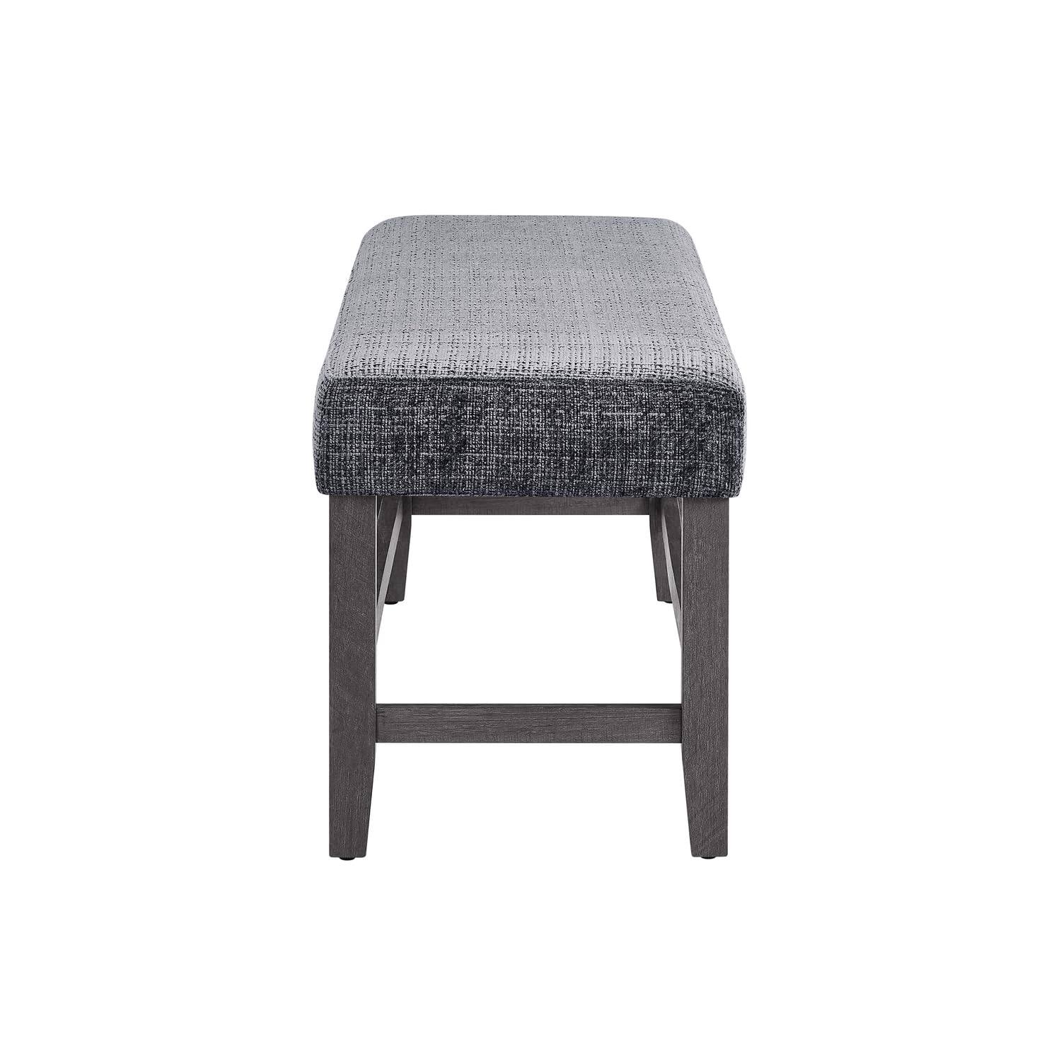 Left. Global Furniture USA - D8030 Dining Table Bench - Black,Brown.