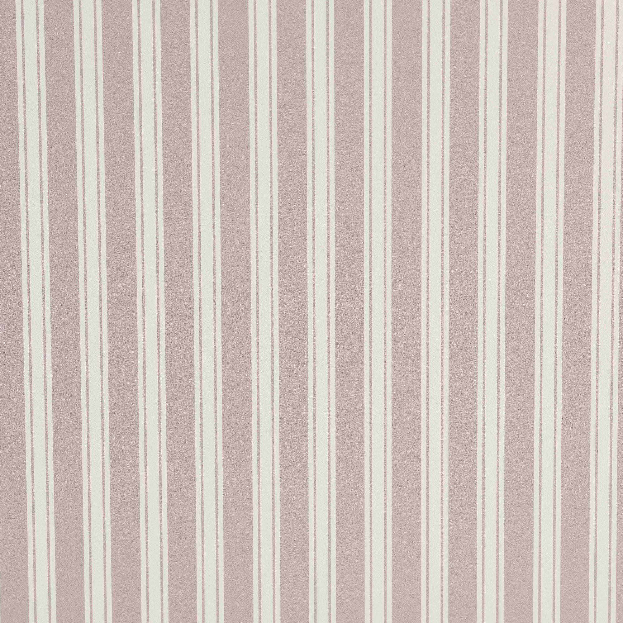 Alt View 4. Baxton Studio - Javianne End Table with Striped Faux Leather - 3-Drawer Storage Cabinet with Gold Knobs - White/Beige/Brass.