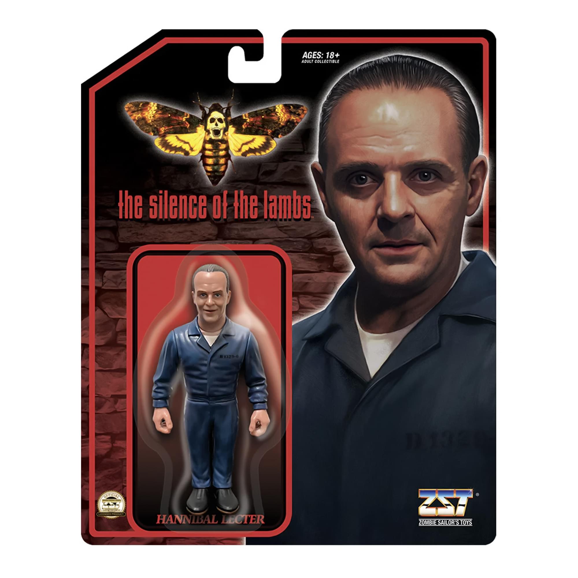 AGES: 18+  
AIUL COLLECTIBLE  
the silence of the lambs  
HANNIBAL LECTER  
ZST COMICS