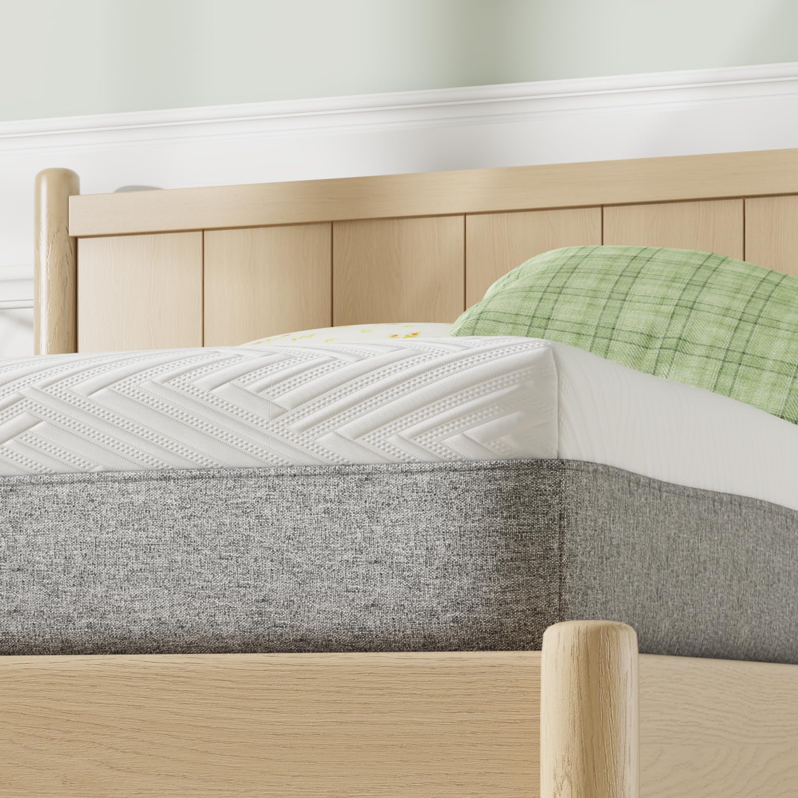 Alt View 4. Alchemy Casas - Mattress Queen Size Memory Foam For & Reliable Support Night Sleep Certipur - us Certified Mattresses In A Box - Grey Twin 12 Inch.