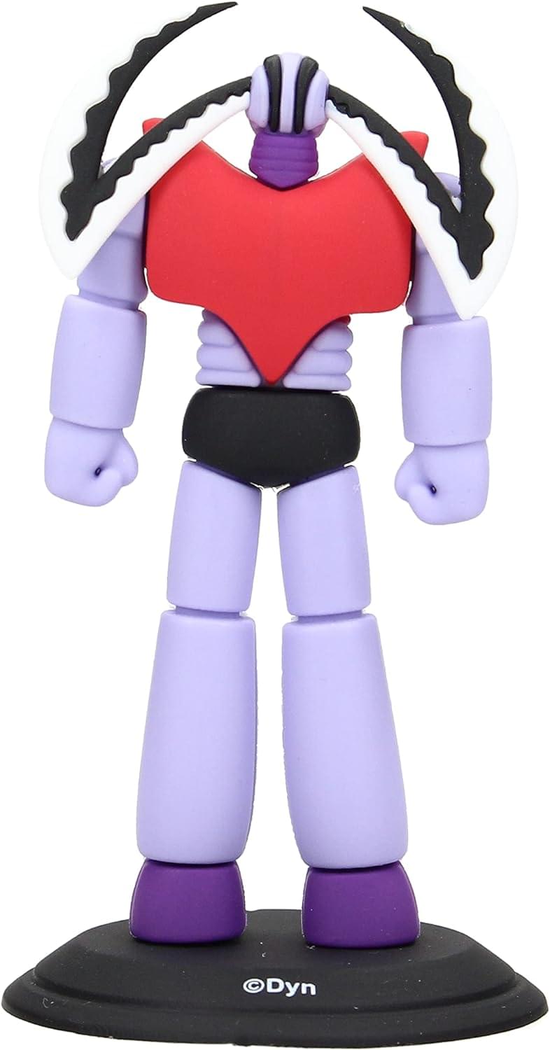 Alt View 1. SD Toys - Mazinger Z 3-Inch Mini Rubber Figure | Garada K7 - Red.