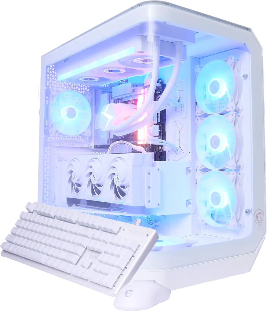Txtp MSI Vision ZS Gaming Desktop R9 9950X3D 32GB Memory NVIDIA GeForce RTX ...