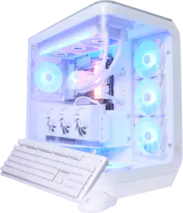 MSI - Vision ZS Gaming Desktop -R9-9950X3D - 32GB Memory - NVIDIA GeForce RTX 5080 - 2TB SSD - White