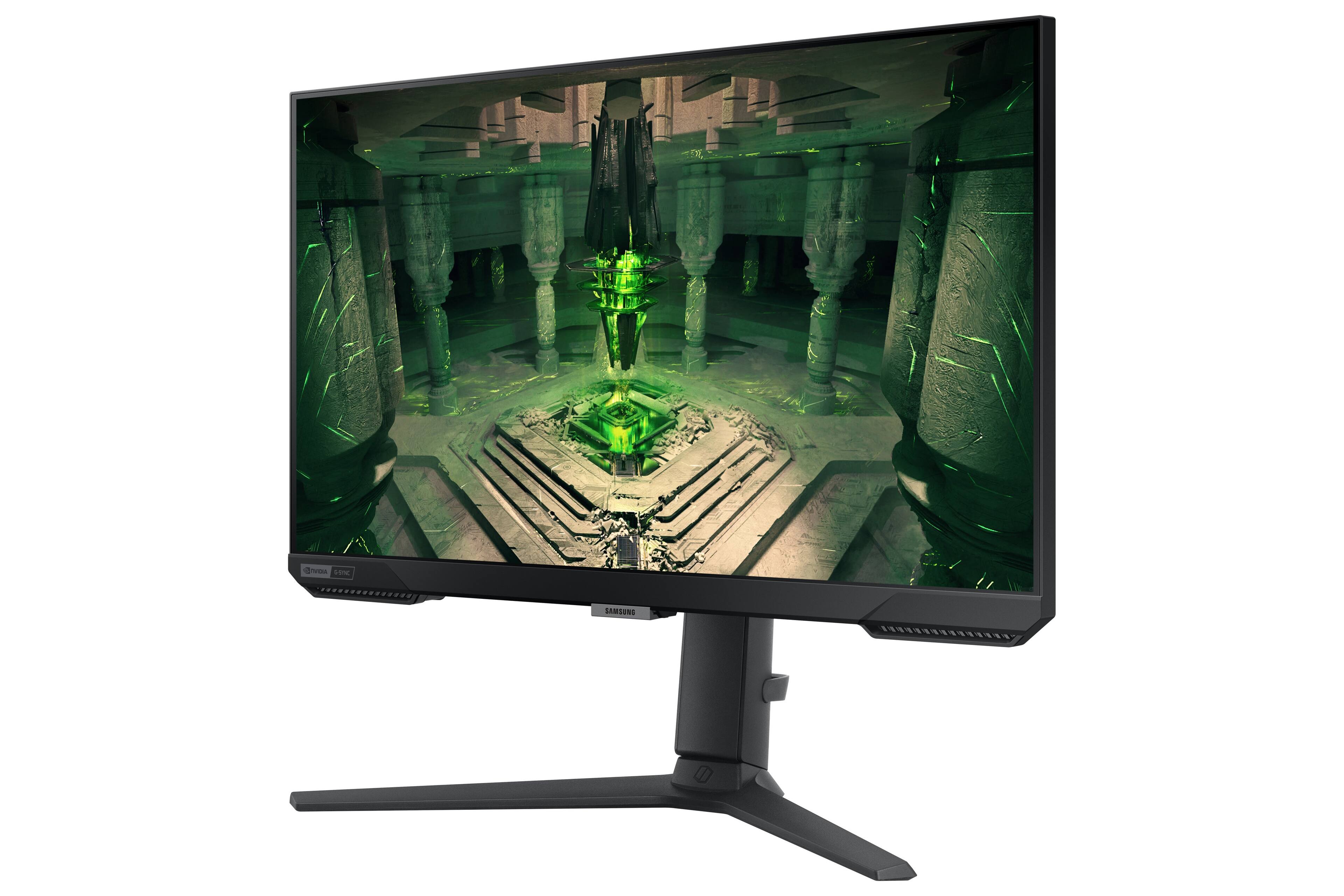 Alt View 14. Samsung - 25" Odyssey G40B FHD IPS 240Hz 1ms G-Sync Gaming Monitor - Black.
