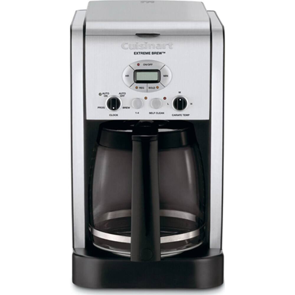 Cuisinart EXTREME BREW™  
ON/OFF  
BOLD  
AUTO ON/OFF  
PROG  
CLOCK 1-4  
NL CLEAR CARAFE  
TEP