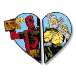 Marvel - Deadpool and Cable Limited Edition Enamel Pin | NYCC 2018 Exclusive - Red/Black