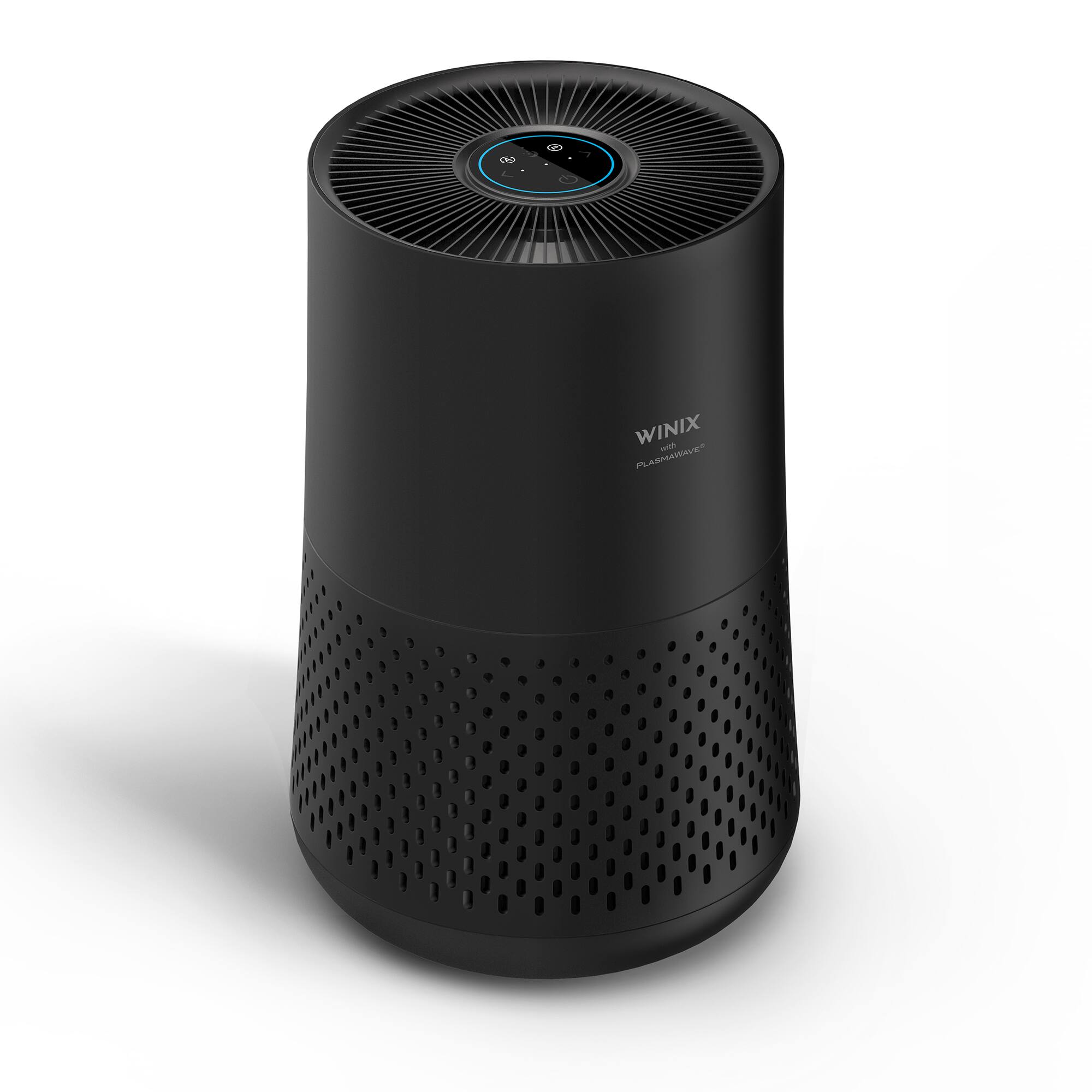 Left. WINIX - A230 4-Stage All in One True HEPA Air Purifier - Black.