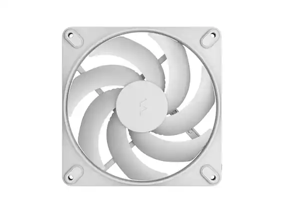 Front. Fractal Design - Momentum PC Case Fan 140mm - White.