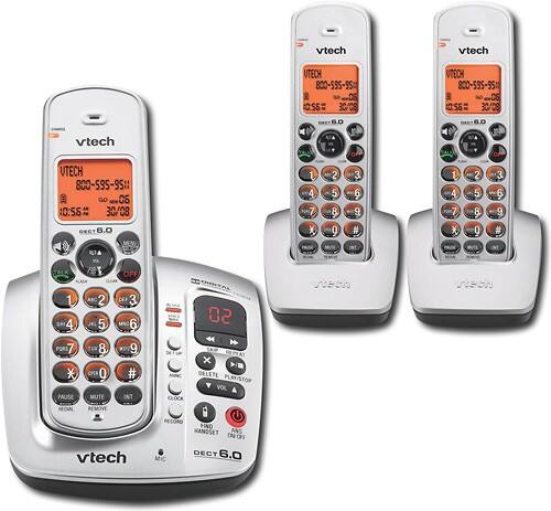 Best Buy: VTech DECT 6.0 Cordless Phone System with Digital Answering ...