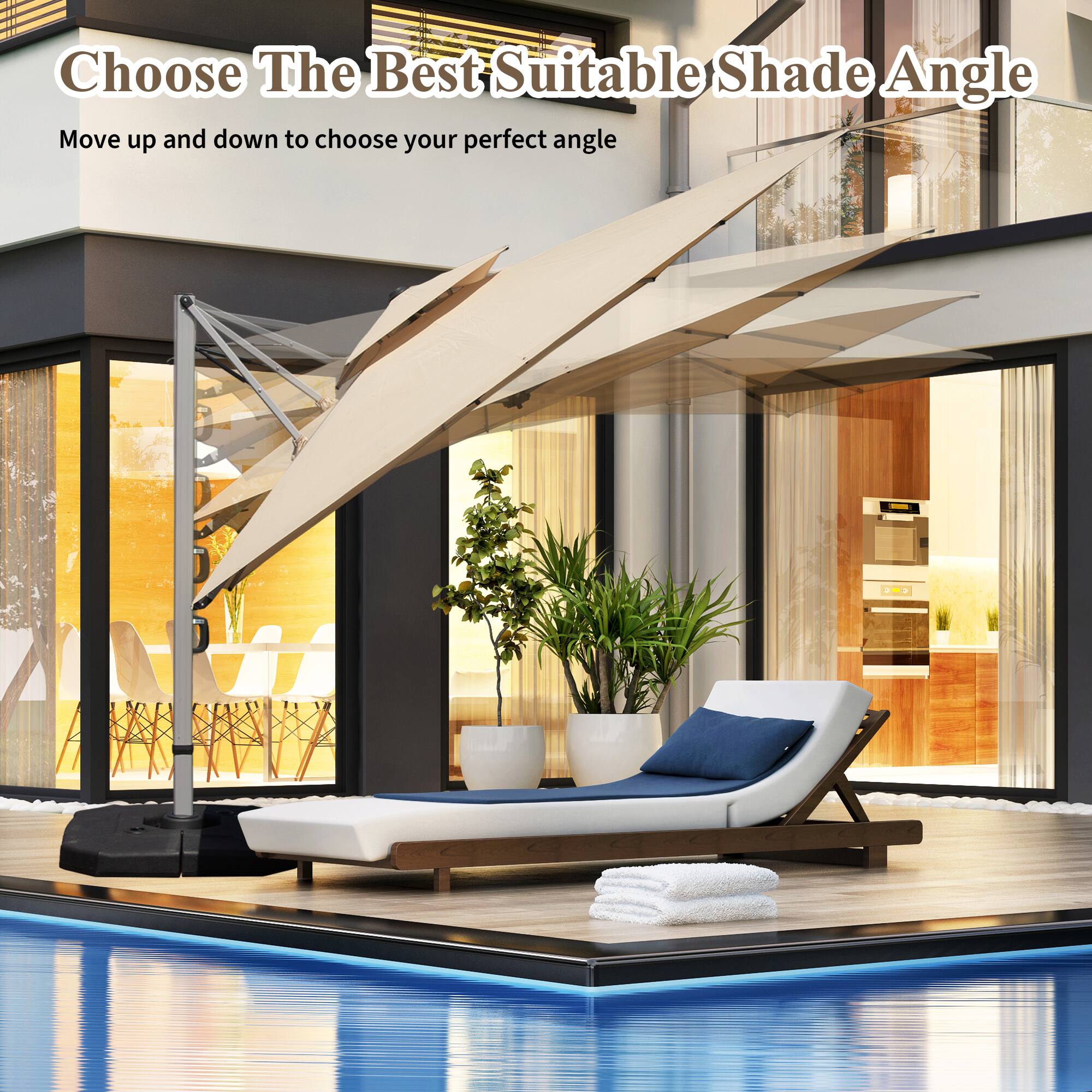 Choose The Best Suitable Shade Angle

Move up and down to choose your perfect angle
