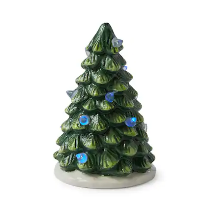 Front. Spode - Spode Christmas Tree LED Tree Centrepiece Figurine - Multicolored.