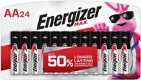 Energizer - MAX AA Batteries (24 Pack), Double A Alkaline Batteries - Front_Zoom