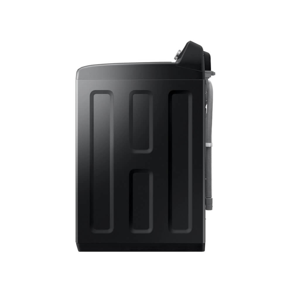 Alt View 5. Samsung - Samsung Smart 4.7 Cu Ft Top Load Washer & 7.4 Cu Ft Electric Dryer, Sensor Stops Overdrying, Low Vibration Quiet Wash, W - Black.