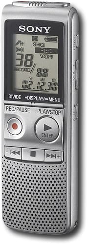 Front Standard. Sony - Digital Voice Recorder.